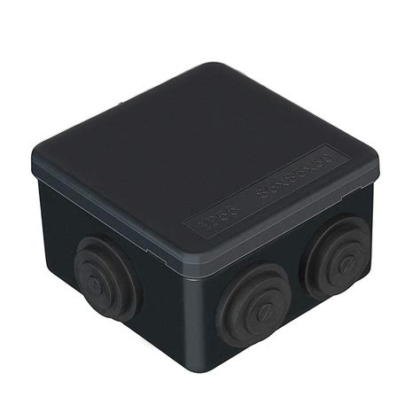 black ip rated junction box|ip65 waterproof electrical junction box.